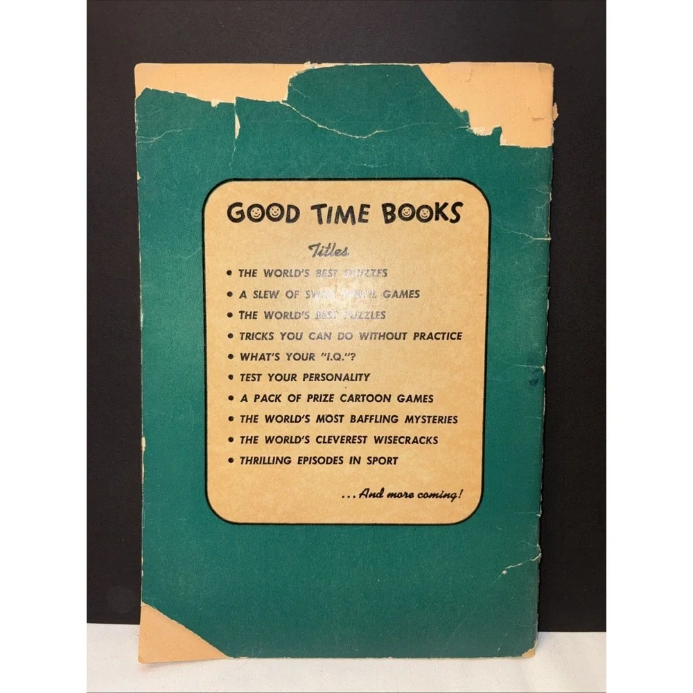 Tricks, You Can Do Without Practice First Series, Copyright 1944 Good Time Books